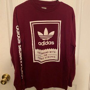 Maroon Adidas Sweater